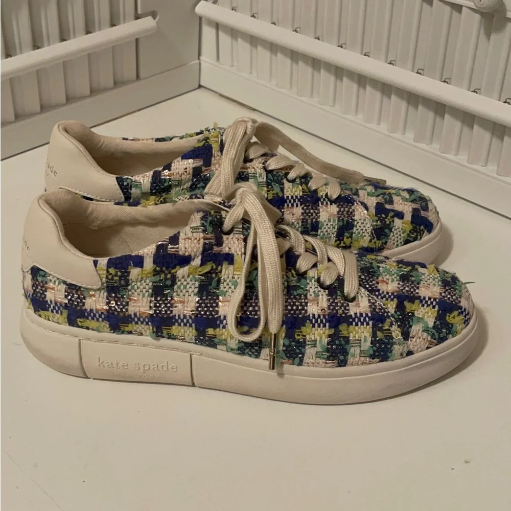 Kate spade gorgeous colorful unique design sneakers